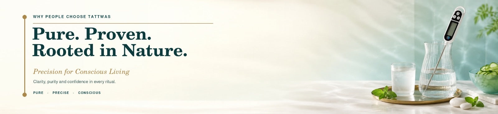 Pure. Proven. Rooted in nature. — Tattwas Food & Water Thermometer