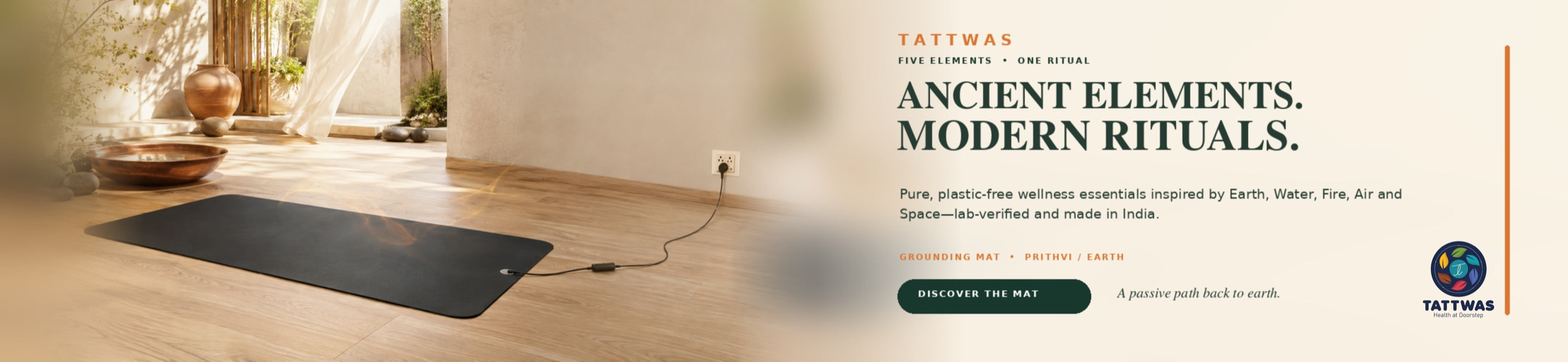 Ancient elements. Modern rituals. — Tattwas Grounding Mat